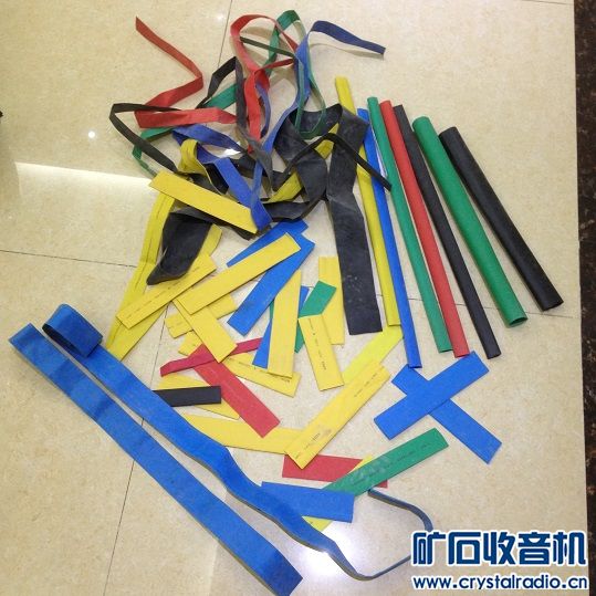 8.一堆大大小小长长短短优质热缩导管 差不多1公斤了 全部19元