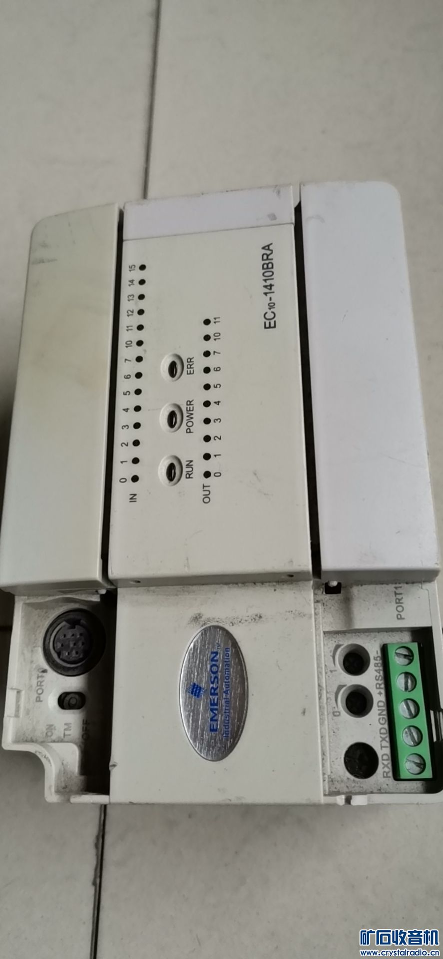 2,艾默生plc控制器ec10-1410bra 见图