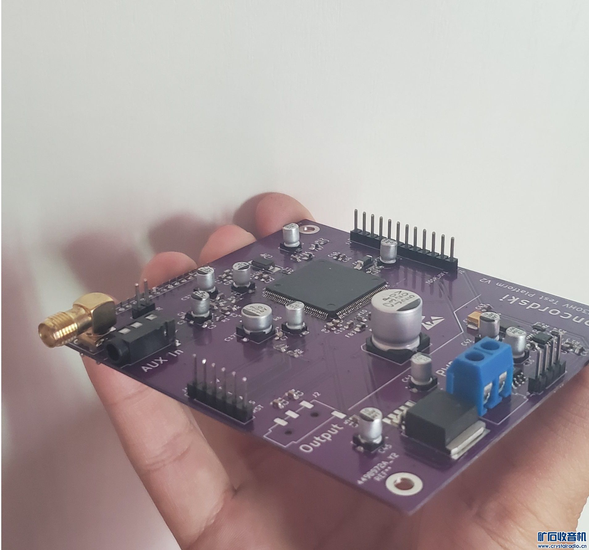 某菜鸟做的SAF7730HV测试板 - 〓晶体管与集成〓 - 矿石收音机论坛 - Powered by Discuz!