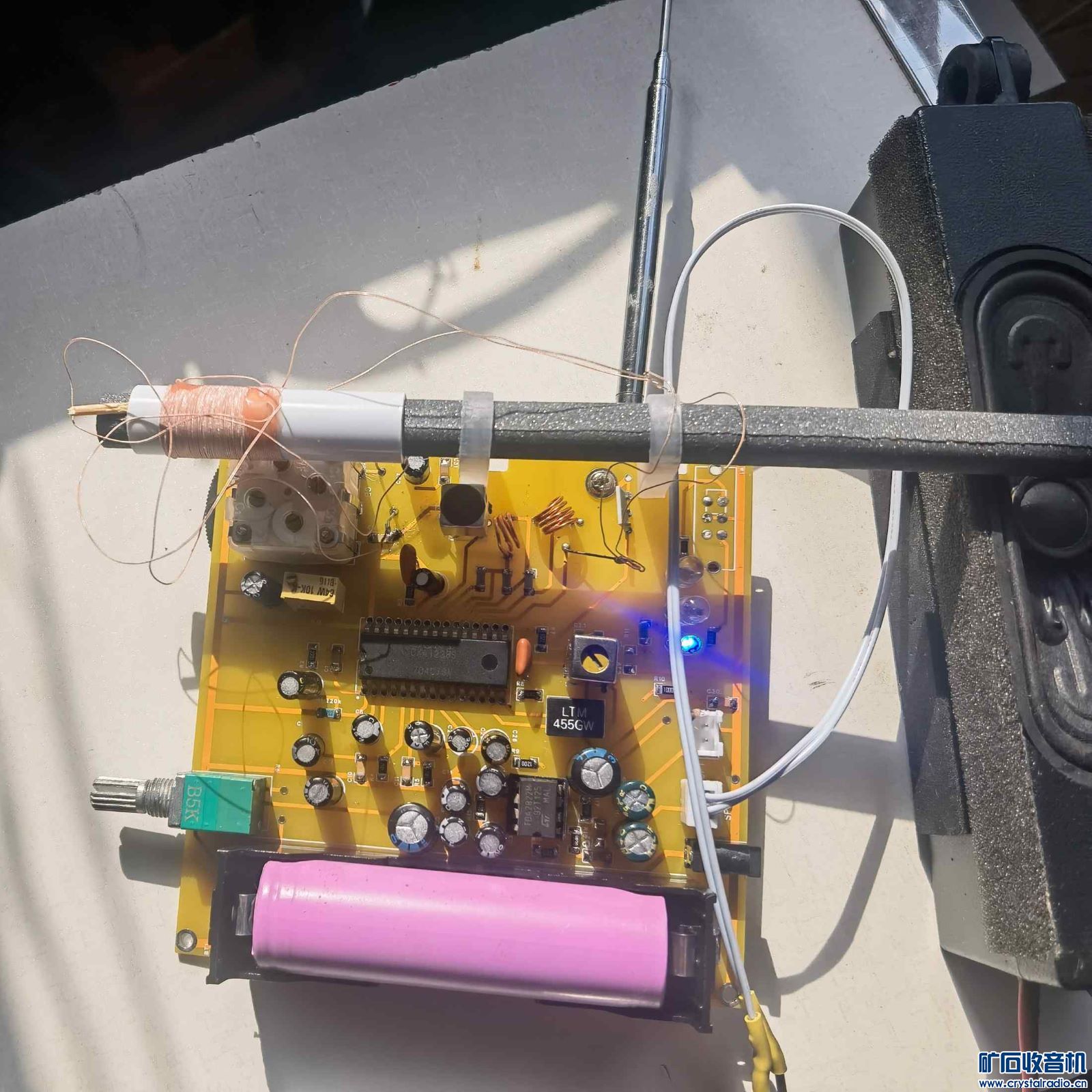 做了个CXA1238S收音机 - 〓晶体管与集成〓 - 矿石收音机论坛 - Powered by Discuz!