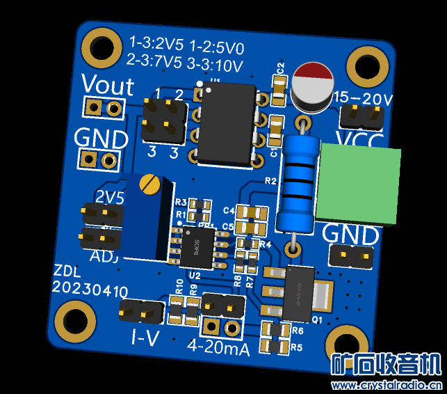 简单开源一个AD584校准模块，附带1路小电流恒流源 - 〓仪表工具专区〓 - 矿石收音机论坛 - Powered by Discuz!