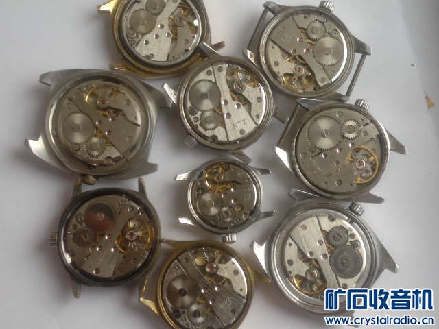 出九块国产手表,全部走时精准,练手很不错的!打